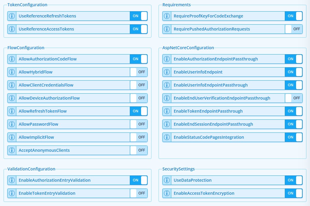 IdentitySuite server-level PKCE configuration