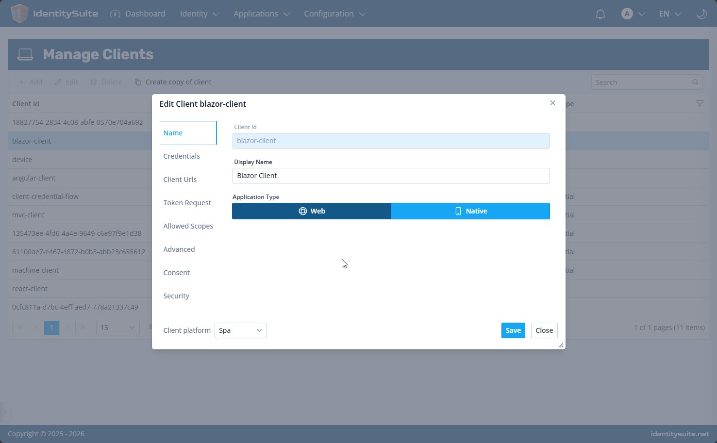Edit application